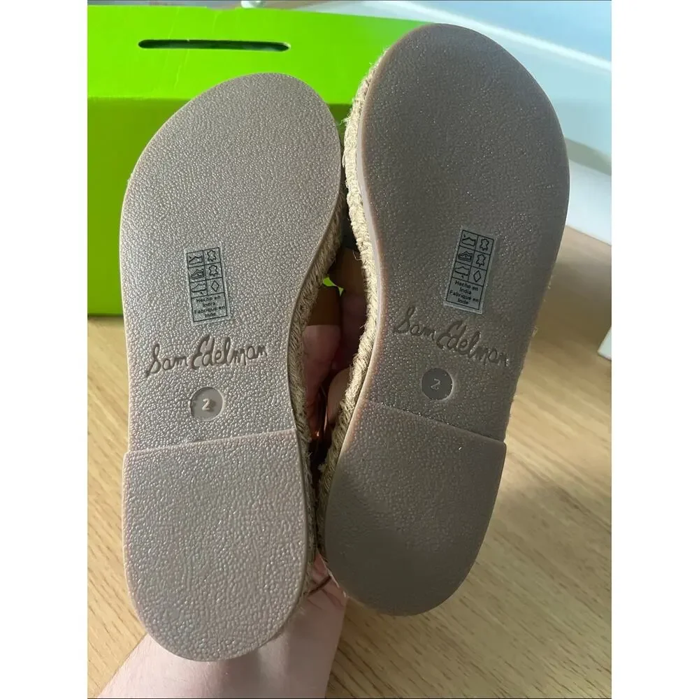 Sam Edelman Girls Kora Sandals Size 2